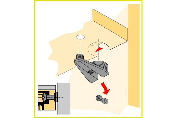 Produktbild Hettich Exzenter-Verbindungsbeschlag VB 20 / 21 (Verbindungsbeschlag, 200 Stk.)