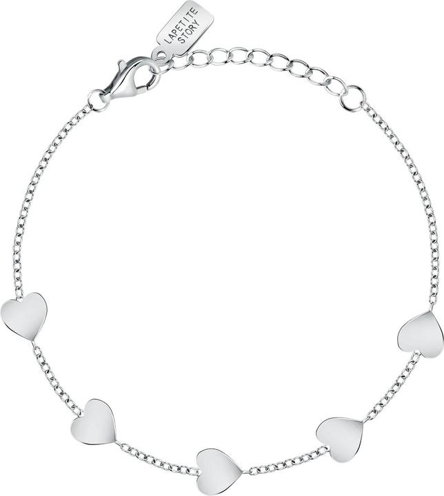 La Petite Story Silver heart bracelet Silver LPS05AWV20 (19 cm, Silber 925)