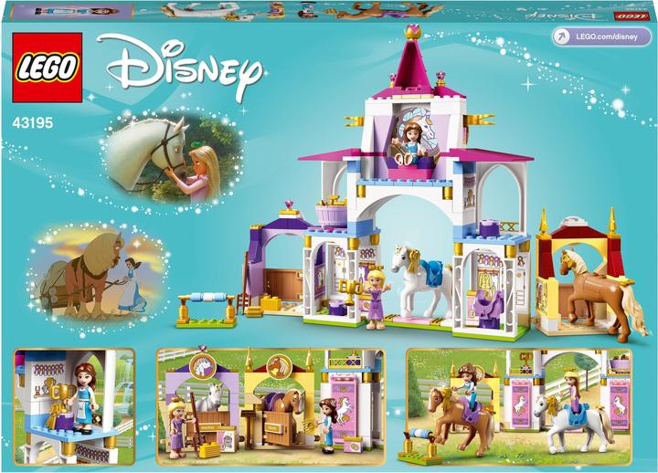 Actual product image LEGO Disney Princess 43195 Belle & Rapunzel horse stable (43195, LEGO Disney)