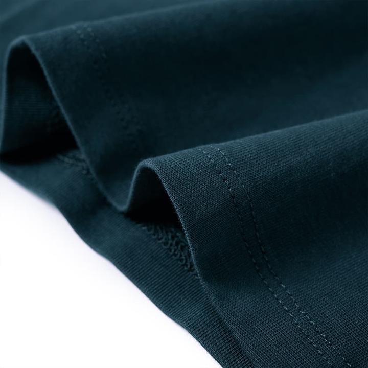 Immagine prodotto VidaXL Camicia da bambino a maniche lunghe verde scuro 116,Materiale: 95 (116)