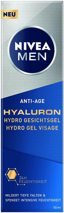 Produktbild NIVEA MEN Anti-Age Hyaluron Hydro Gesichtsgel (50 ml, Gesichtsgel)