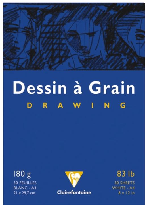 Actual product image Clairefontaine Drawing pad (A5, Plain, Soft cover)