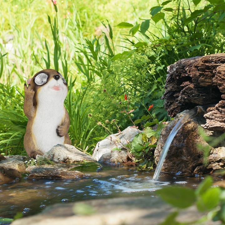 Produktbild Relaxdays Gartenfigur Murmeltier