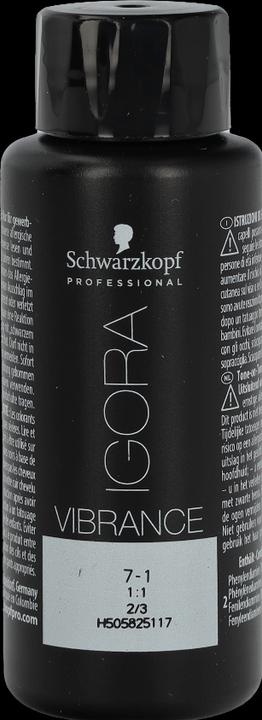 Produktbild Schwarzkopf Professional IGORA Vibrance Haartönung NEU (7-1 Mittelblond Cendré)