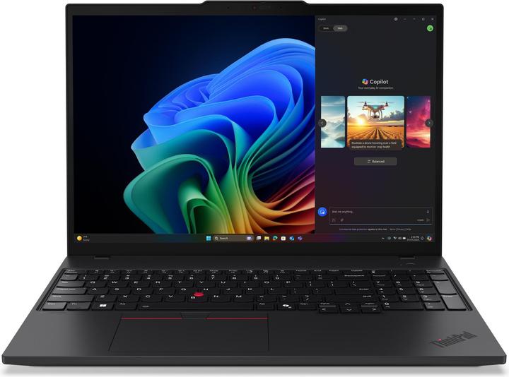 Actual product image Lenovo ThinkPad T16 Gen 4 (15.98", AMD Ryzen AI 5 340, 32 GB, 1000 GB, DE)