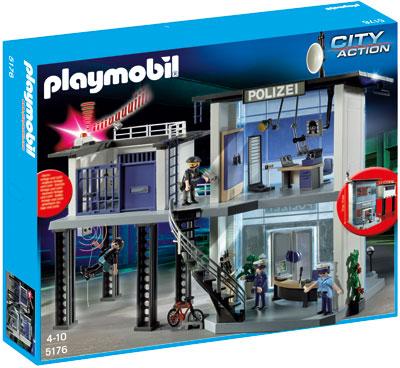 Produktbild Playmobil Polizei-Kommandostation mit Alarmanlage (5176)