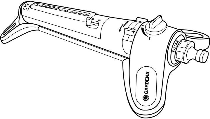 Actual product image Gardena AquaZoom S (Square sprinkler)