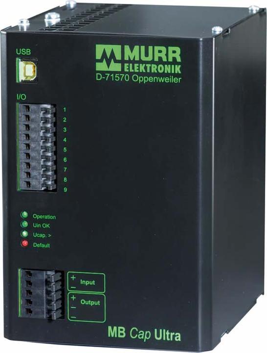 Actual product image Murr Elektronik MB Cap Ultra Buffer Module 85467 - (Offline) UPS - 240 W (240 VA, 240 W)