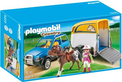 Playmobil Car with horse trailer (5223)