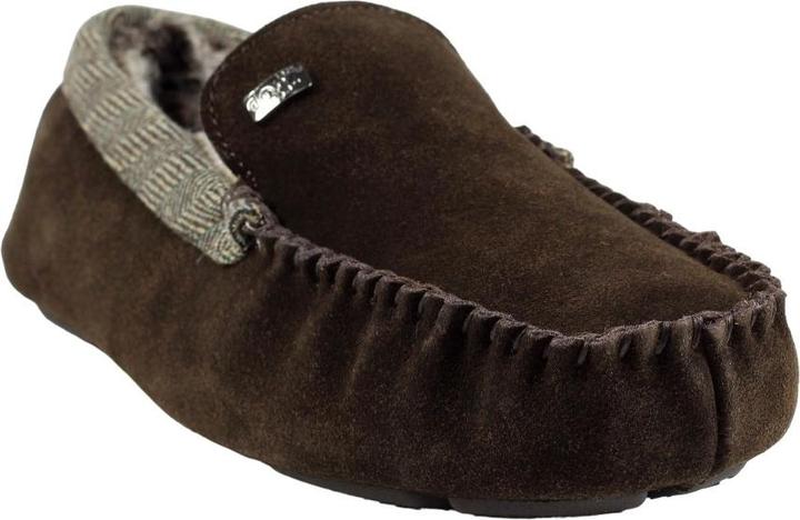 Actual product image Lazy Dogz Mens Worley Suede Slippers (41)