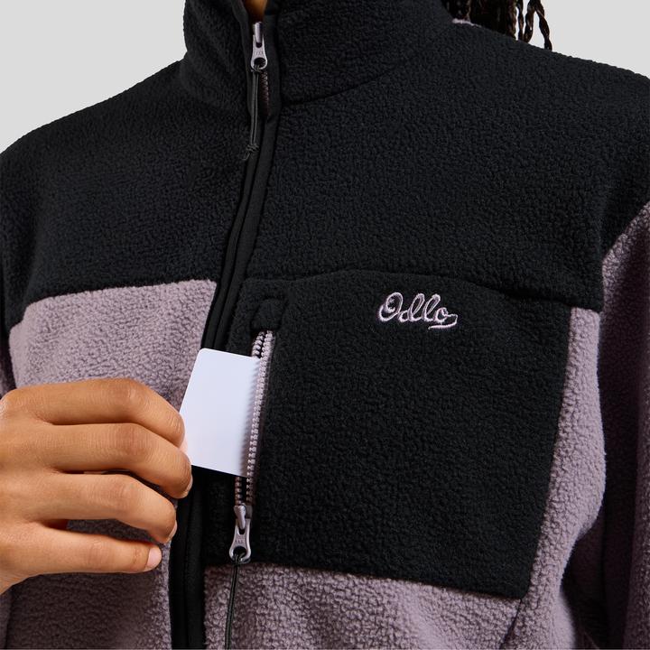 Actual product image Odlo Mid layer full zip ESSENTIAL HIGH PILE BLOCKED (M)