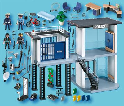 Produktbild Playmobil Polizei-Kommandostation mit Alarmanlage (5176)