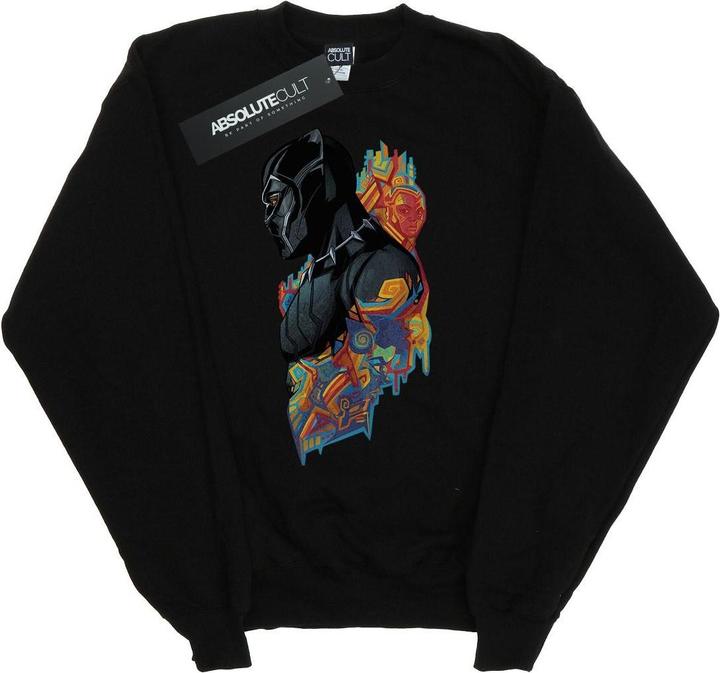 Black Panther Profile Sweatshirt Jungen