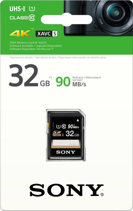 Actual product image Sony Uhs-I Sdhc (32 GB, SDHC, U1, UHS-I)