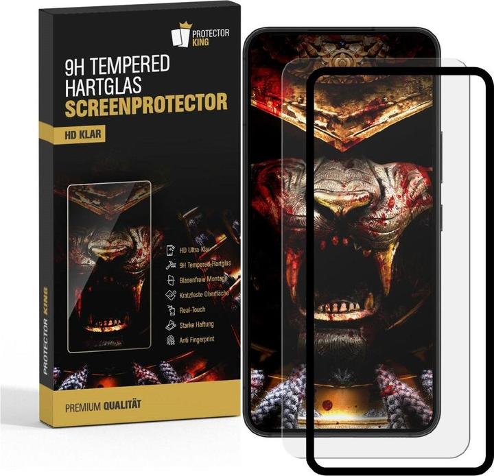 Produktbild Protectorking 3x echtes Tempered 9H Panzerhartglas 3D KLAR (3 Stück, Microsoft Lumia 640 XL)