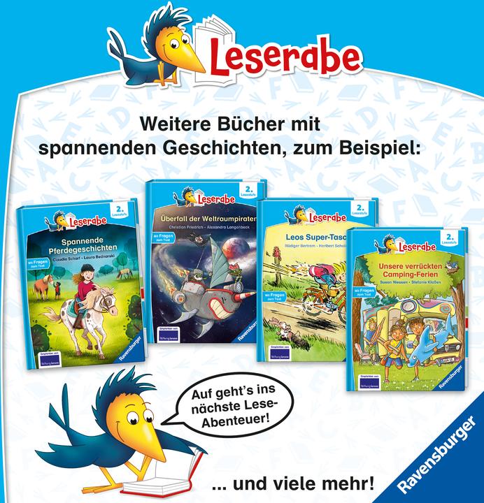 Actual product image Ravensburger Leserabe - 2. Lesestufe: Auf heisser Spur - Die Detektive von London (German, Barbara Laban, Marc-Alexander Schulze, 2025)