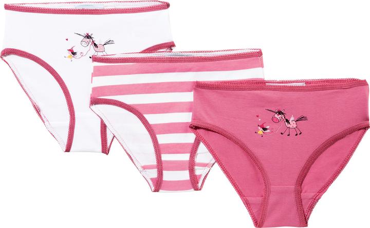 Erwin Müller Mädchen-Slip 3er-Pack (134, 3er Pack)