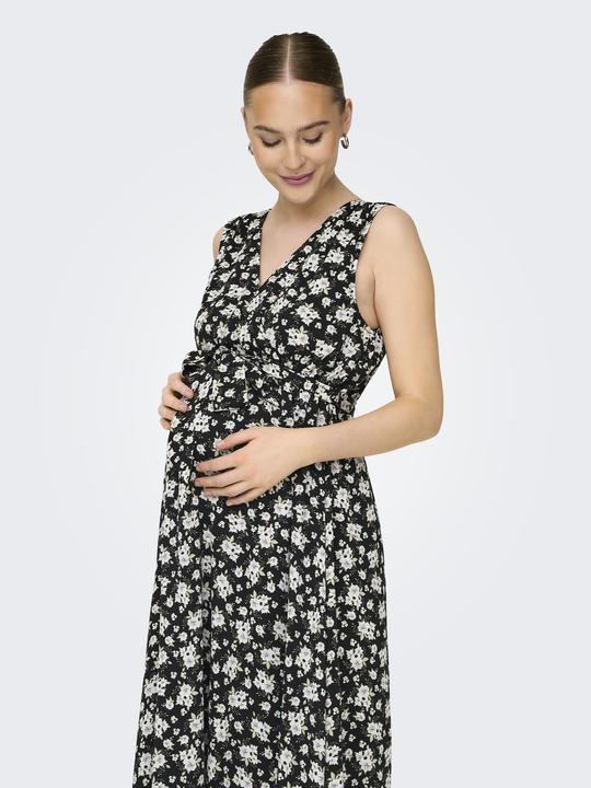 Image du produit Only Maternity Coupe normale Col en V Maternité Robe longue (L)