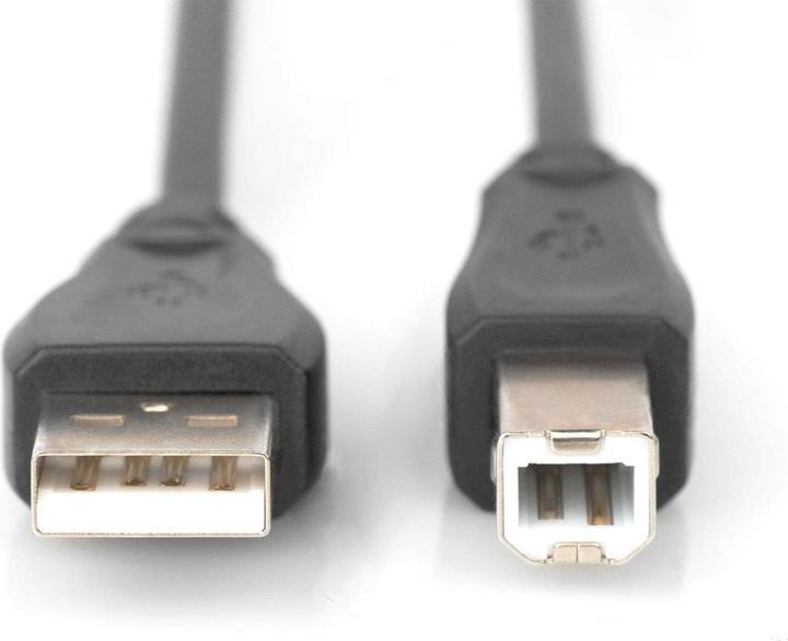 Produktbild Digitus USB2.0 Anschlusskabel, 1,8m (1.80 m, USB 2.0, 2.50 W)