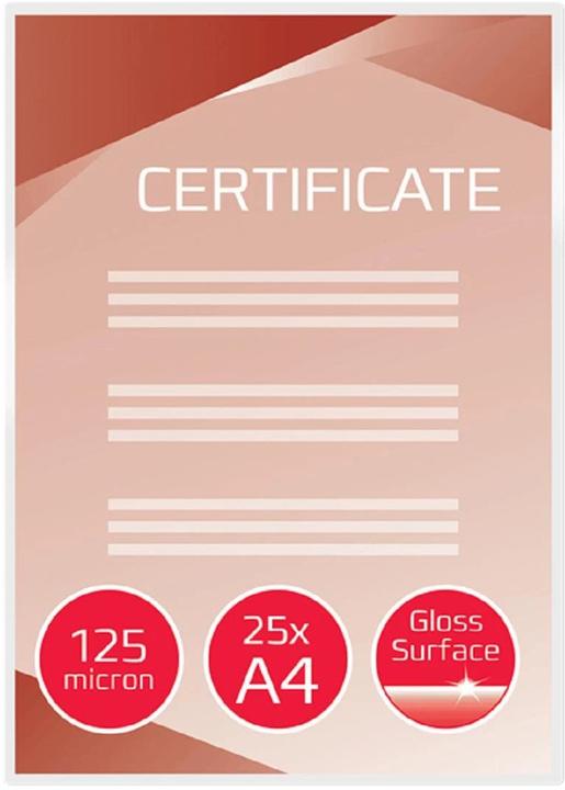 Produktbild GBC Document Pouch - Heisslaminier-Folientaschen (A4, 25 Stück, 125 µm)