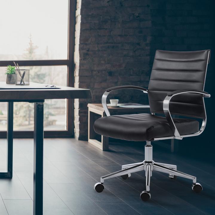 Image du produit CLP Chaise de bureau Oakland réglable en hauteur et pivotante