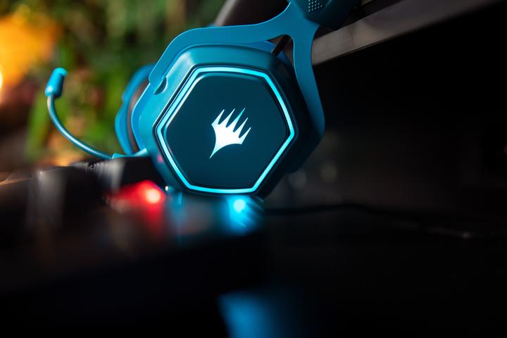 Immagine prodotto Konix Casque Gaming 7.1 Bleu - Magic The Gathering (Cablato)