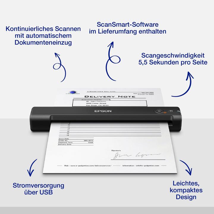 Immagine prodotto Epson Forza lavoro ES-50 (USB)