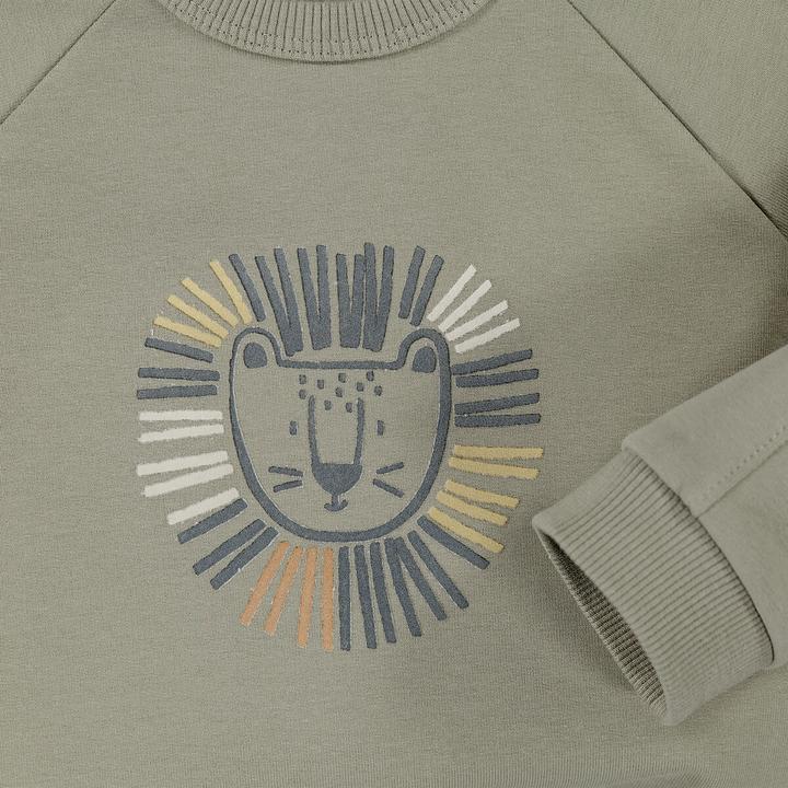 Produktbild La Redoute Collections Sweatshirt mit Rundhals und Löwenkopf (86)