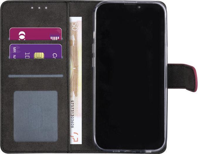 Immagine prodotto Ambiance1 Custodia iPhone 13 Pro - Custodia a libro in similpelle rosa n.206 (Apple iPhone 13 Pro)