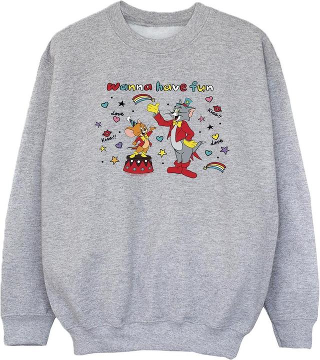 Tom & Jerry Wanna Have Fun Sweatshirt Mädchen