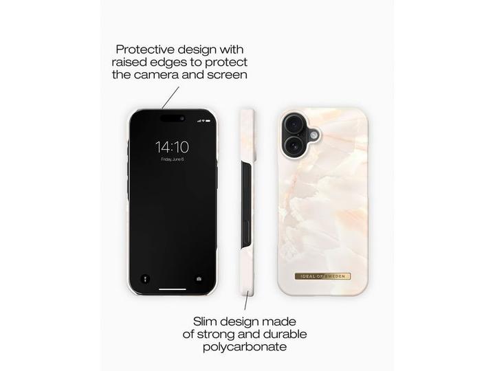 Produktbild iDeal Of Sweden Magsafe Designer Hard-Cover Rose Pearl Marble (Apple iPhone 16)