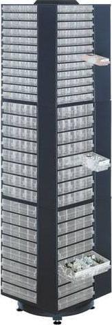 Produktbild Raaco Stahlmagazin 1224-02 blau (30.60 cm, 55.20 cm)
