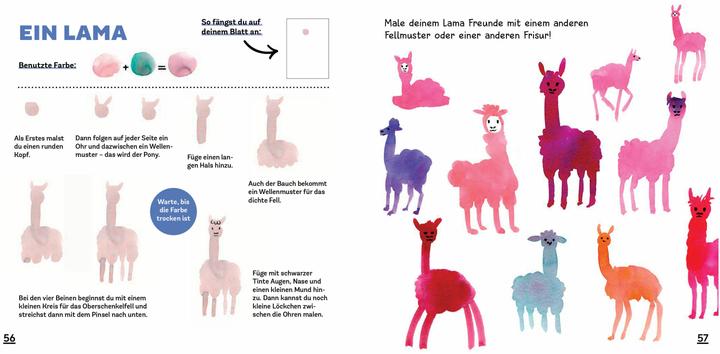 Produktbild Wasserfarben-Spass: Tiere malen. Mit wenigen Pinselstrichen. Für Aquarell- und Wasserfarben.