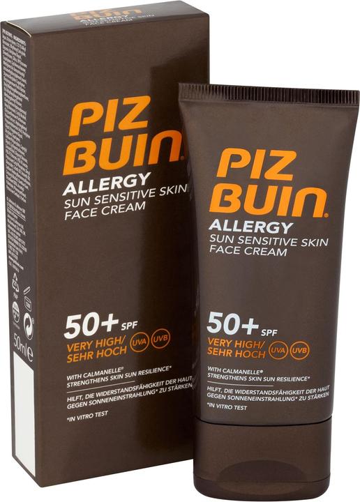 Immagine prodotto Piz Buin Allergia (Crema solare viso, SPF 50+, 50 ml, 150 g)