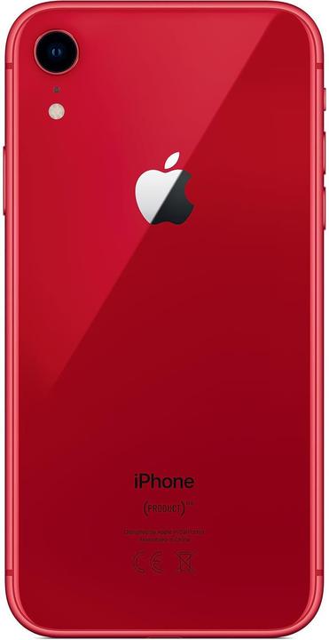 Image du produit Re!commerce iPhone XR (64 Go, Rouge, Red, 6.10", 12 Mpx, SIM + eSIM, A / Comme neuf)