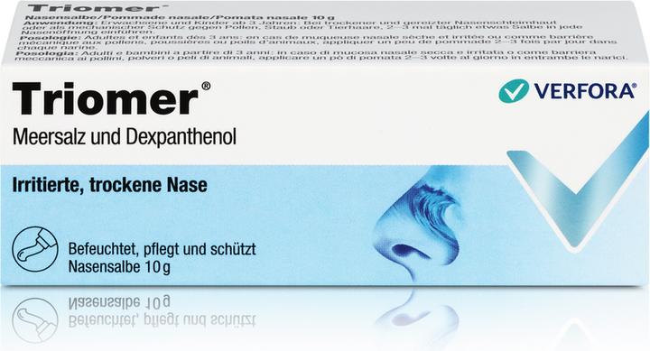 Nährwerte und Zutaten Triomer Nasensalbe (neu) (1 Stück)