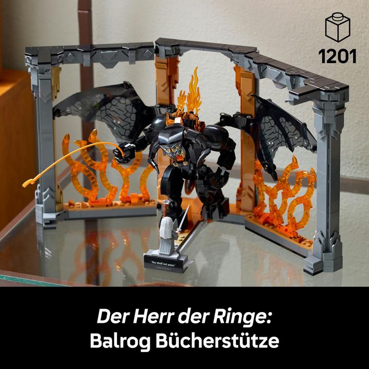 Actual product image LEGO The Lord of the Rings: Balrog™ bookend (10367, LEGO Lord of the Rings)