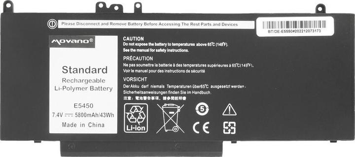Immagine prodotto Mitsu Batteria Movano per DELL Latitude E5450, E5550 (5800 mAh)