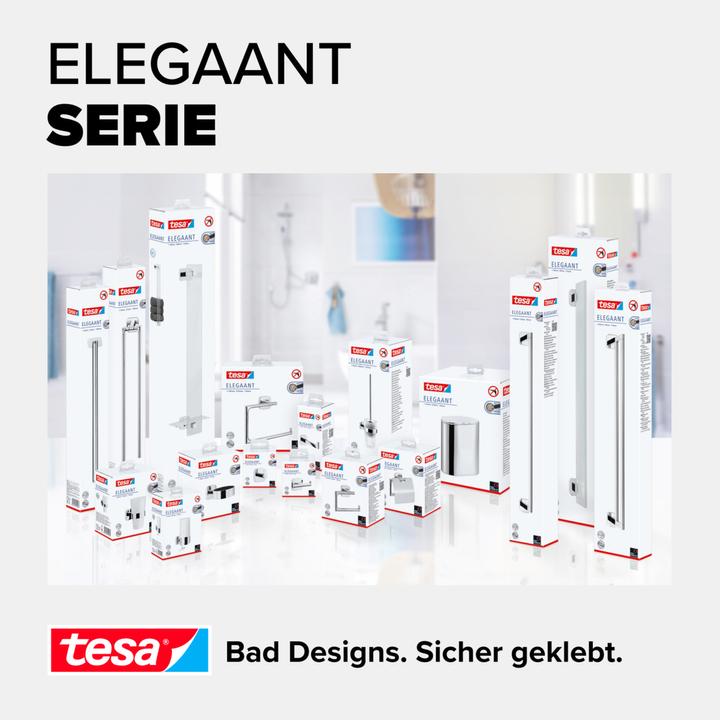 Produktbild tesa ELEGAANT Kosmetikabfalleimer inkl. Klebelösung ohne Bohren (10 l)