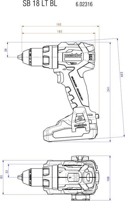 Produktbild Metabo SB 18 LT BL (Akkubetrieb)