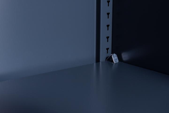 Immagine prodotto Jet-Line Mobili per ufficio Armadio per archiviazione KIEW rosso-grigio scuro 90x40x90cm in metallo