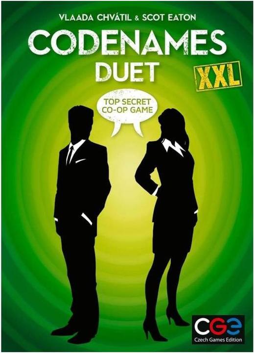 Produktbild Czech games edition CGED0047 - Codenames Duett XXL - Karten-/ Quizspiel, 2 Spieler, ab 11 Jahren (DE-Ausgabe) (Deutsch)