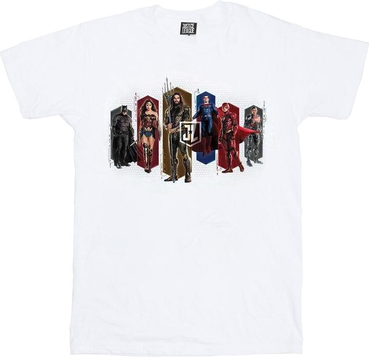 Justice League Movie Team Hexagons TShirt (M)
