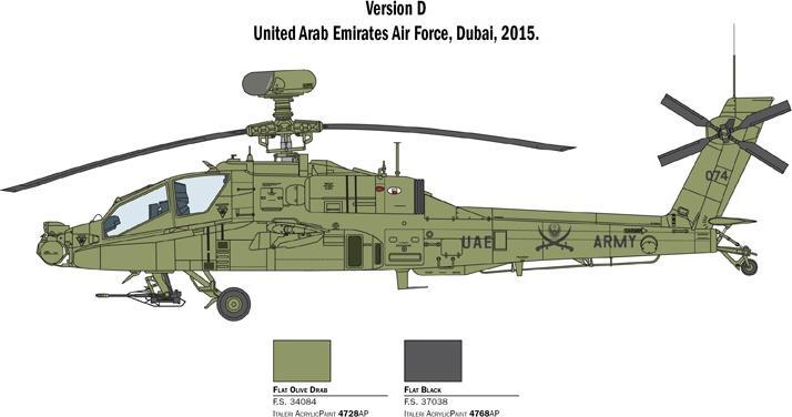 Produktbild Italeri AH-64D Apache Longbow