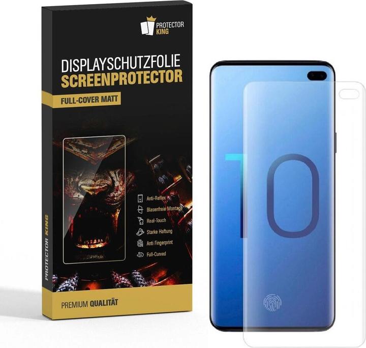 Produktbild Protectorking 3x Premium Displayschutzfolie Matt Entspiegelt (3 Stück, Samsung Galaxy S10+)