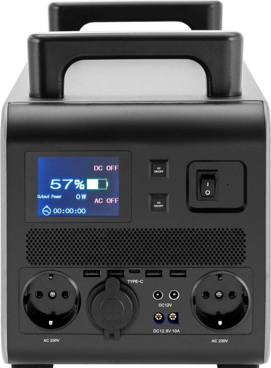 Produktbild MSW Tragbare Powerstation mobiles Kraftwerk tragbarer Stromerzeuger 2 kWh 100-240V (2000 Wh, 28 kg)