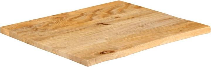 Actual product image VidaXL Table top tree edge wooden top for dining table 60x60cm solid wood mango (60 x 60 x 2.5 cm)