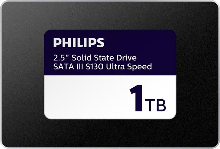 Produktbild Philips Internal SSD 1TB 2.5 SATA III S130 Ultra Speed (1000 GB, 2.5")