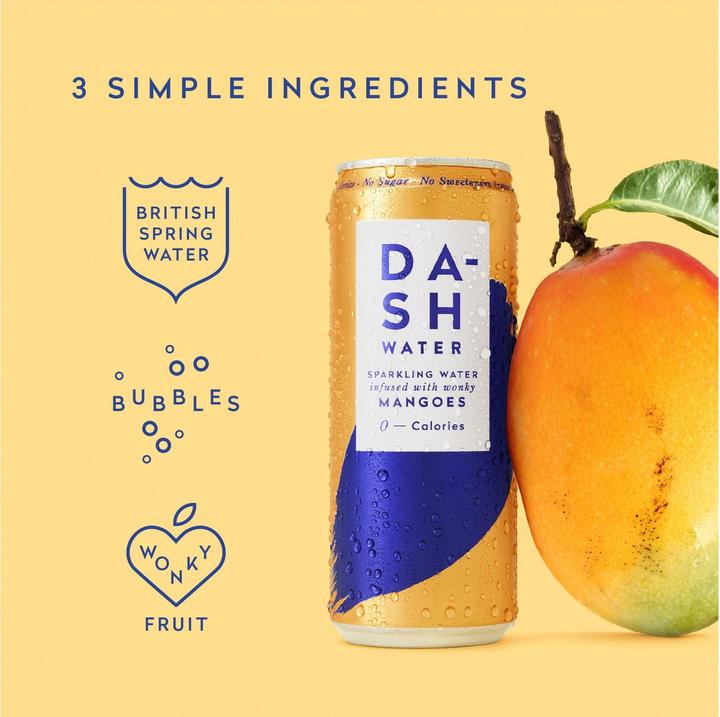 Actual product image Dash Water Mango (12 x 33 cl)