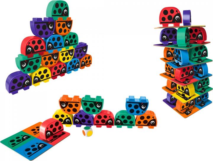 Actual product image Noris 3 colourful beetle games (German, French, Italian, English)